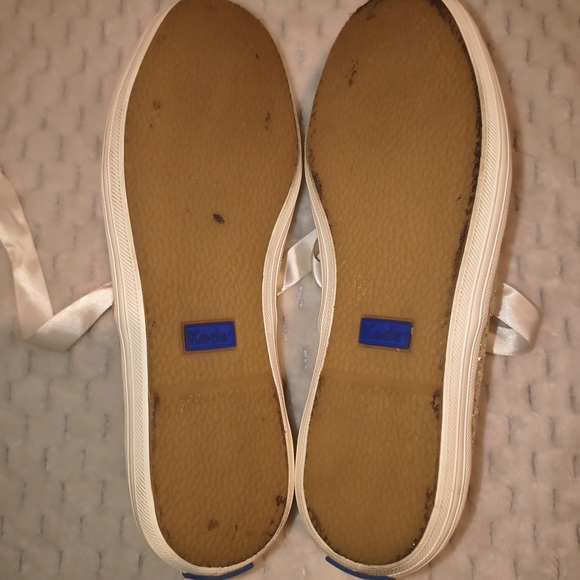 Kate Spade Keds Sparkling Gold Women's Sneakers - Picture 4 of 4